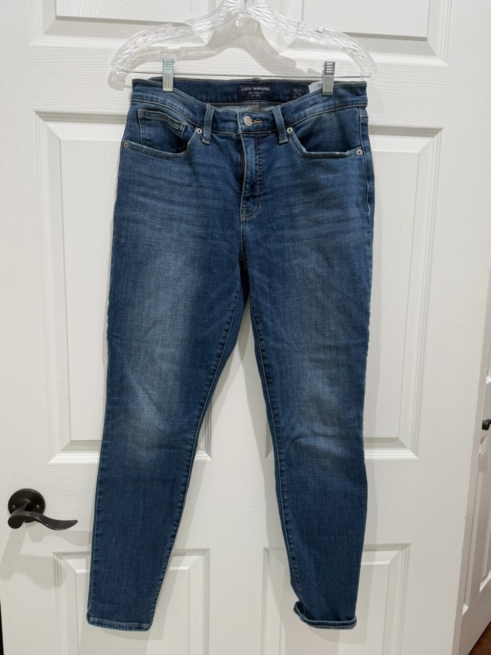 Lucky Brand Ava Mid Rise Skinny Jeans Medium Wash Size 10/30 Regular